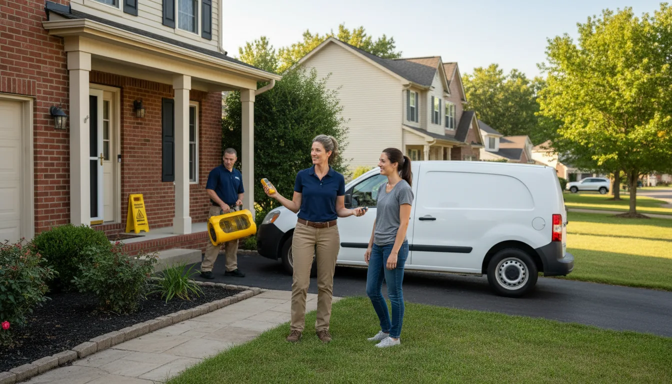 Residential water damage restoration in Walsh, CO